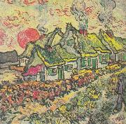 Vincent Van Gogh Farmhouses oil painting picture wholesale